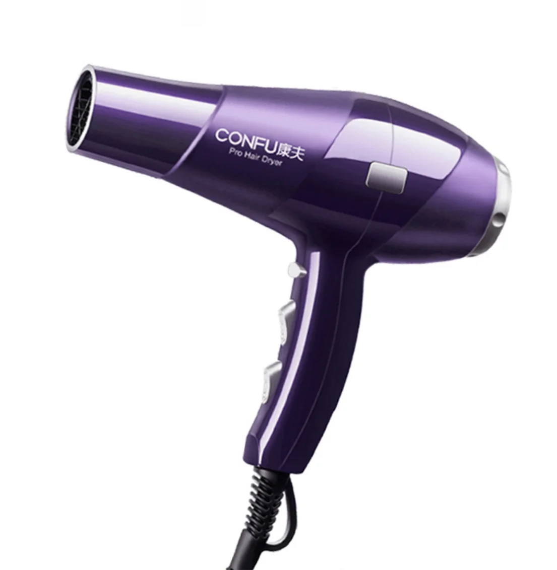 air 2300W hot Concentrator Dryers Button, Hair Ionic Results, Cool Heat Function Dryer, Shinier Shot Women, Power Dryer, Hair 2 Settings, High CONFU for 3 for Speed and cold and Nozzle(Red)