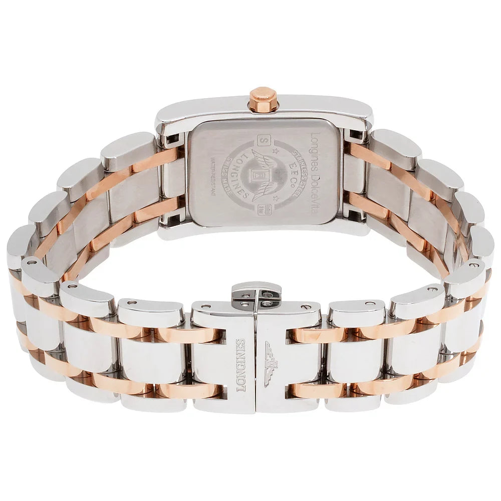 DolceVita Steel Longines Watch Dial L51555197 Stainless White Ladies