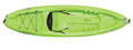 Boost Sit 10ft Top Kayak, Green Pelican 100 On