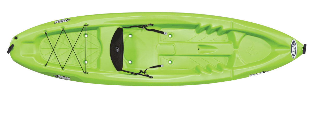 Boost Sit 10ft Top Kayak, Green Pelican 100 On