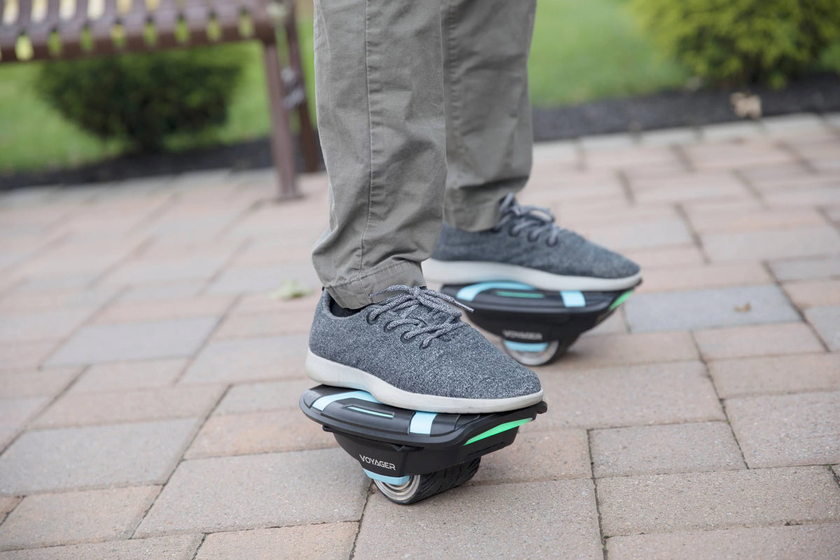Voyager Ride Hover Powered Adults, Blue Shoes Space for On and Skates Kids