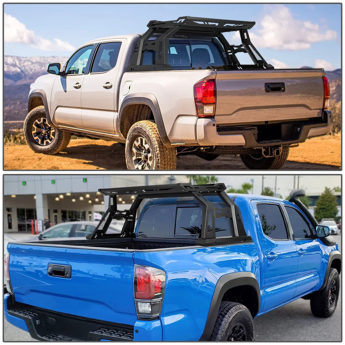 Style Box Motoring Toyota 2020 2005 Square Offroad Bed Tacoma Bar+Cargo TCRB-006 Roll to For Truck DNA