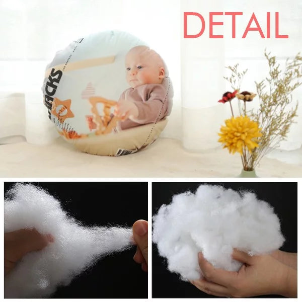 Head Round Decoration Pillow Cap Throw Flag Screang Facial Home England Makeup Cushion