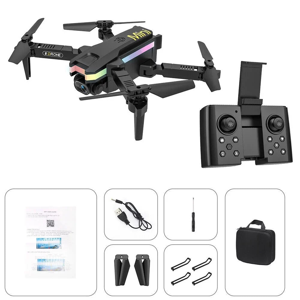 '- Aerial Pro Camera Mini Quad Photography SkyCapture Dual with - Drone JahyShow 4K HD Folding