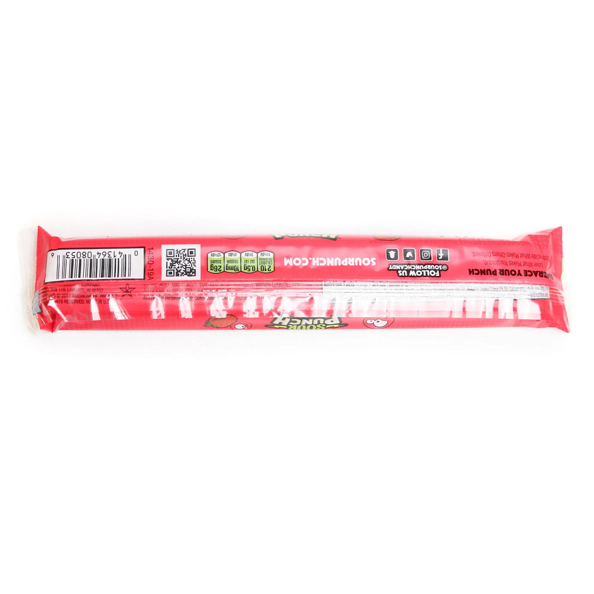Caddy) Sour (24ct Straws, Punch Strawberry, Tray 2oz