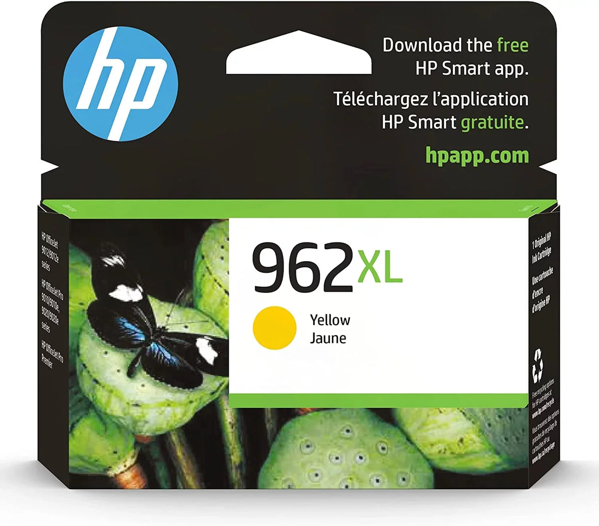 (962XL Original 1 HP Combination 3JA01AN, color 962XL color 3JA02AN) 962 962XL HP each Yellow) Cyan, (3JA00AN, 962XL Magenta,