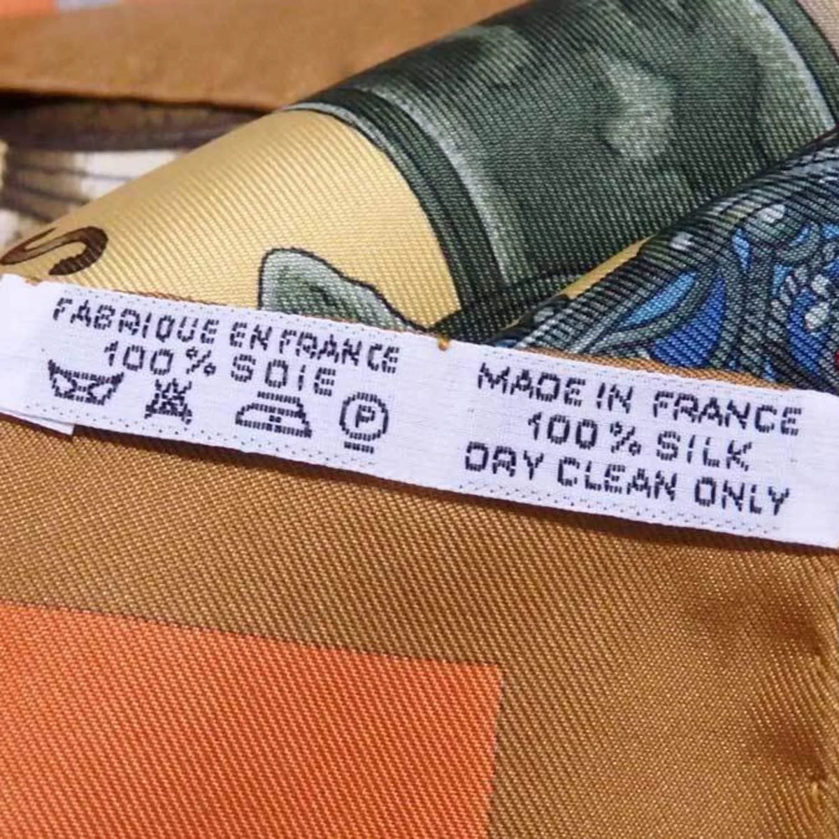 HERMES silk Hermes DES ladies Carre multicolor CHEFS Pre-Owned LOR (Good) scarf 90