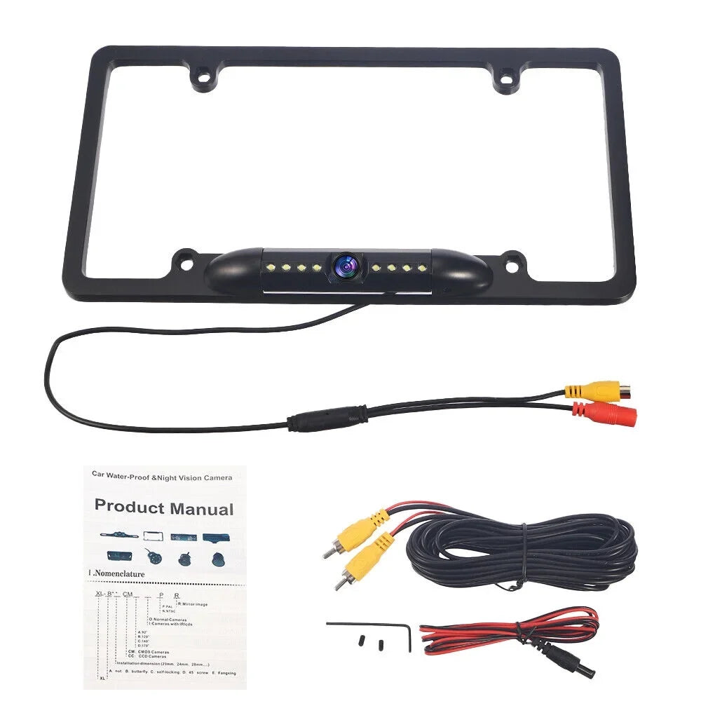 '- Cam Wired Cars Angle for - Waterproof View KingFurt Night American Universal IP68 Backup - Vision Viewing Camera Rear 170°