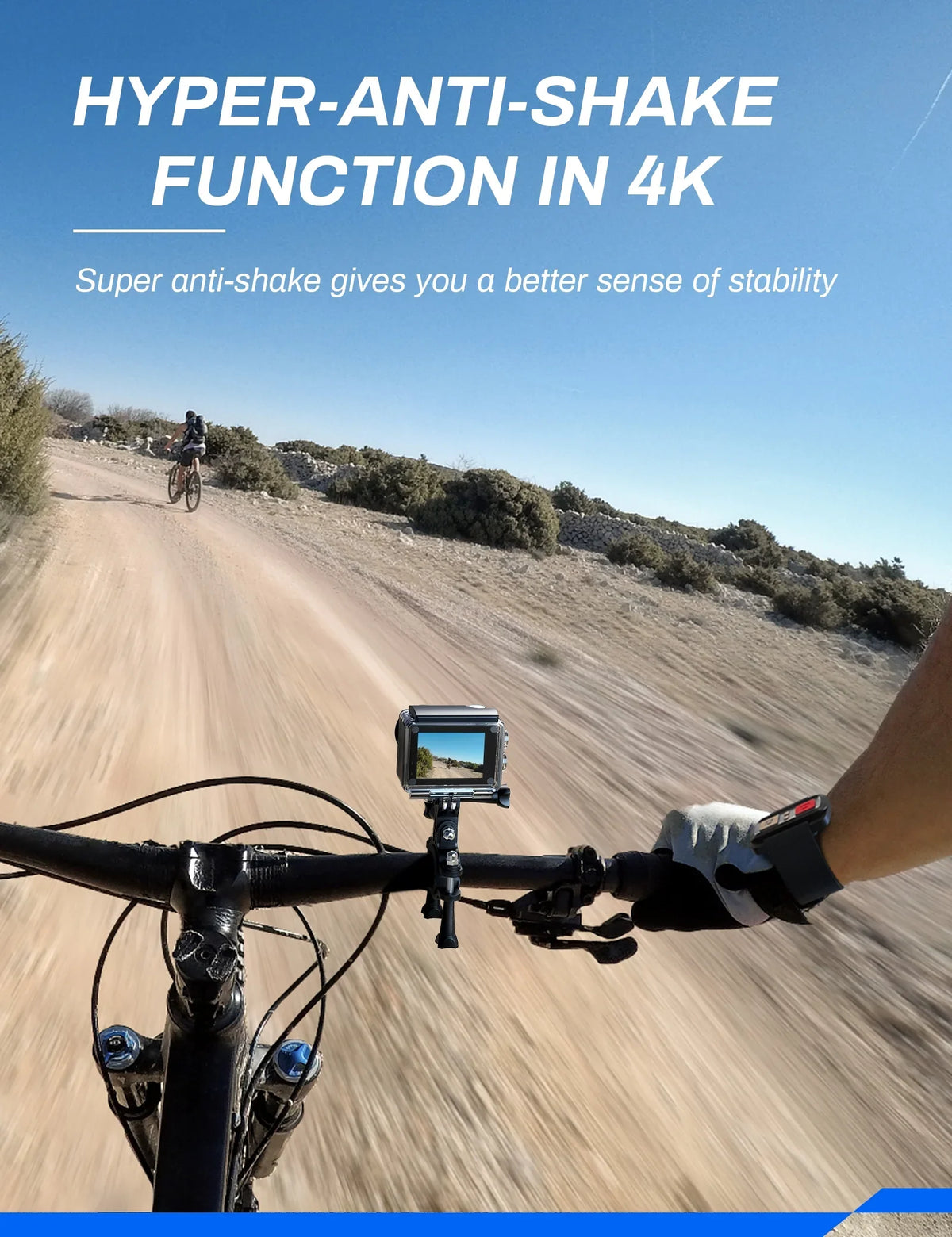 with WOLFANG Camera Action Underwater 40M 24MP 4K Remote Waterproof Case WiFi IP68 Control Vlogging Camera