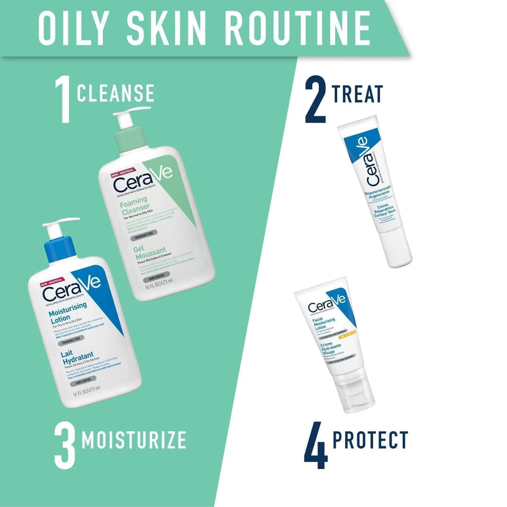 Daily Niacinamide, To & Body Oily Hand Cerave With Face, Cleanser | Foaming | 473Ml/16Oz Normal For Skin Wash