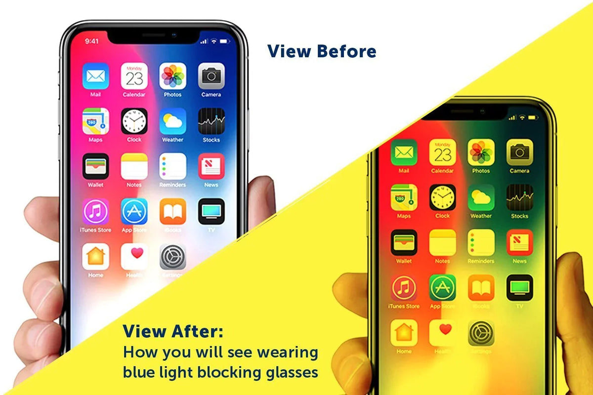 Yellow Screen (Unisex) Glasses Computer Savior Retro