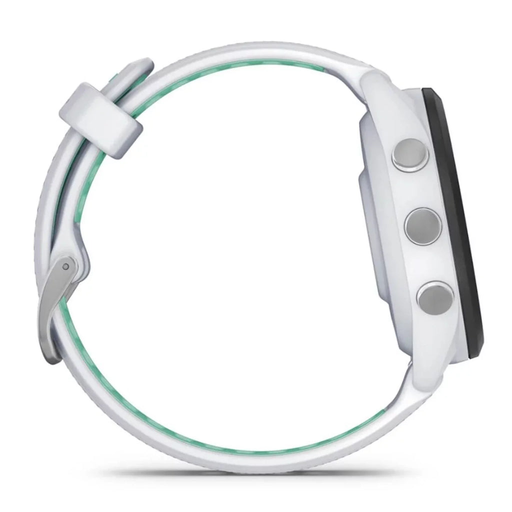 (White) with Kit, Adapter, Extended Cleaning Charging Garmin Protection Cable and 265S and USB-C 6Ave Bundle Smartwatch Forerunner