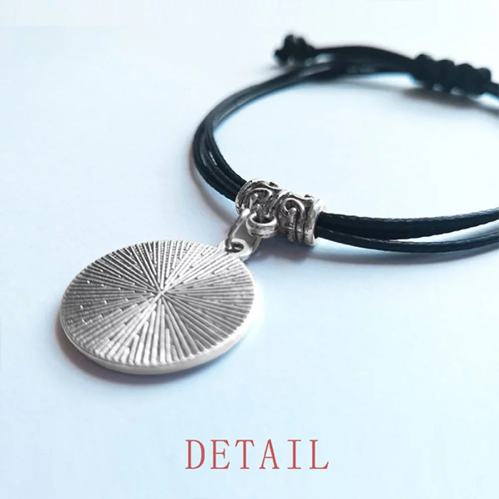 jewelry leather white cup ice rope bracelet black red wristband