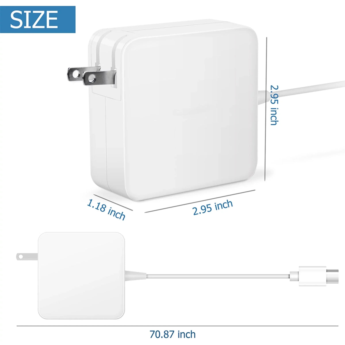 7390 for USB-C DELL 65W Replacement KONKIN 2-in-1 PSU Compatible Latitude AC Cord Adapter Power BOO Charger 7285 White