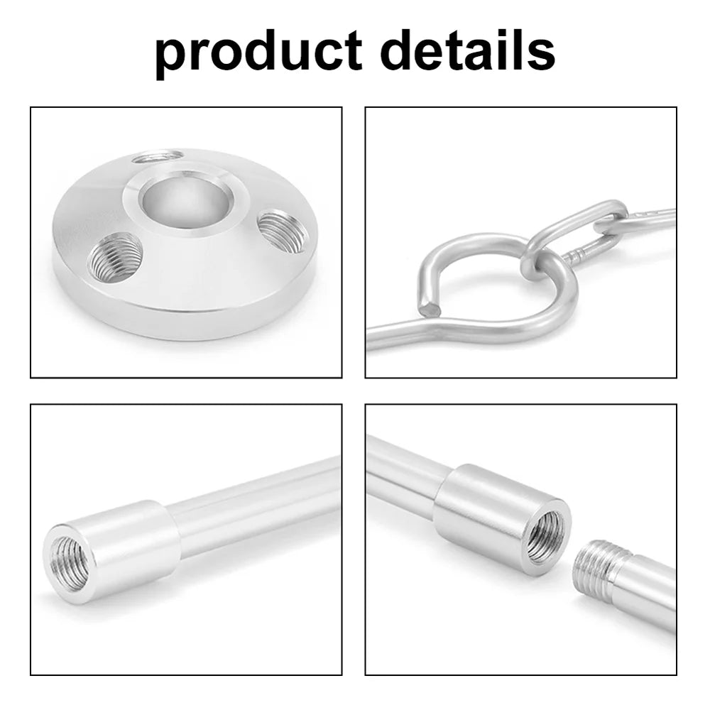 Picnic Aluminum Alloy Folding Stand BBQ Campfire Bracket Tripod for Rack Bonfire Detachable Pot Arealer Portable Hung Camping