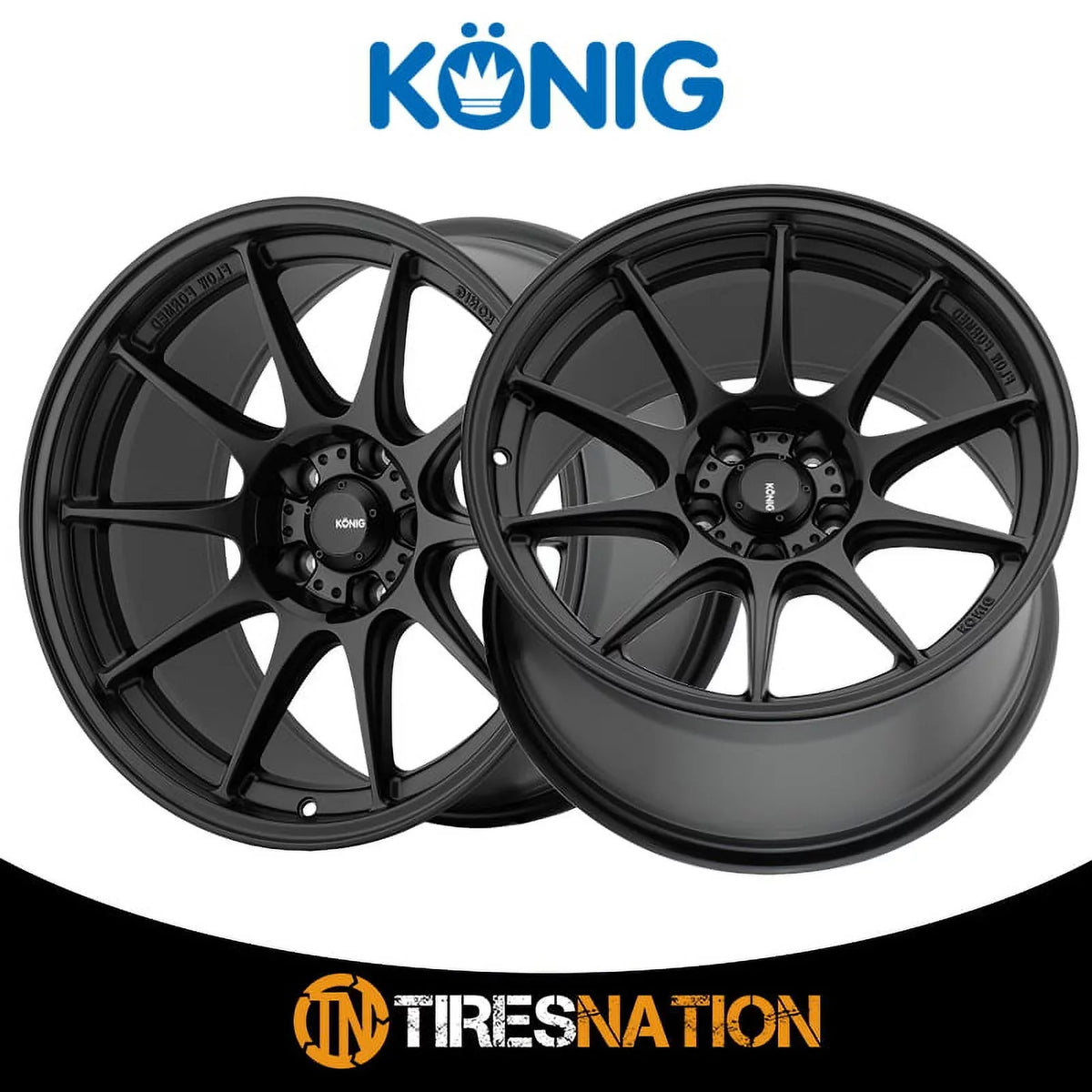 Wheel 17x9 5x100 Dekagram Konig Semi-Matte +40et 57B
