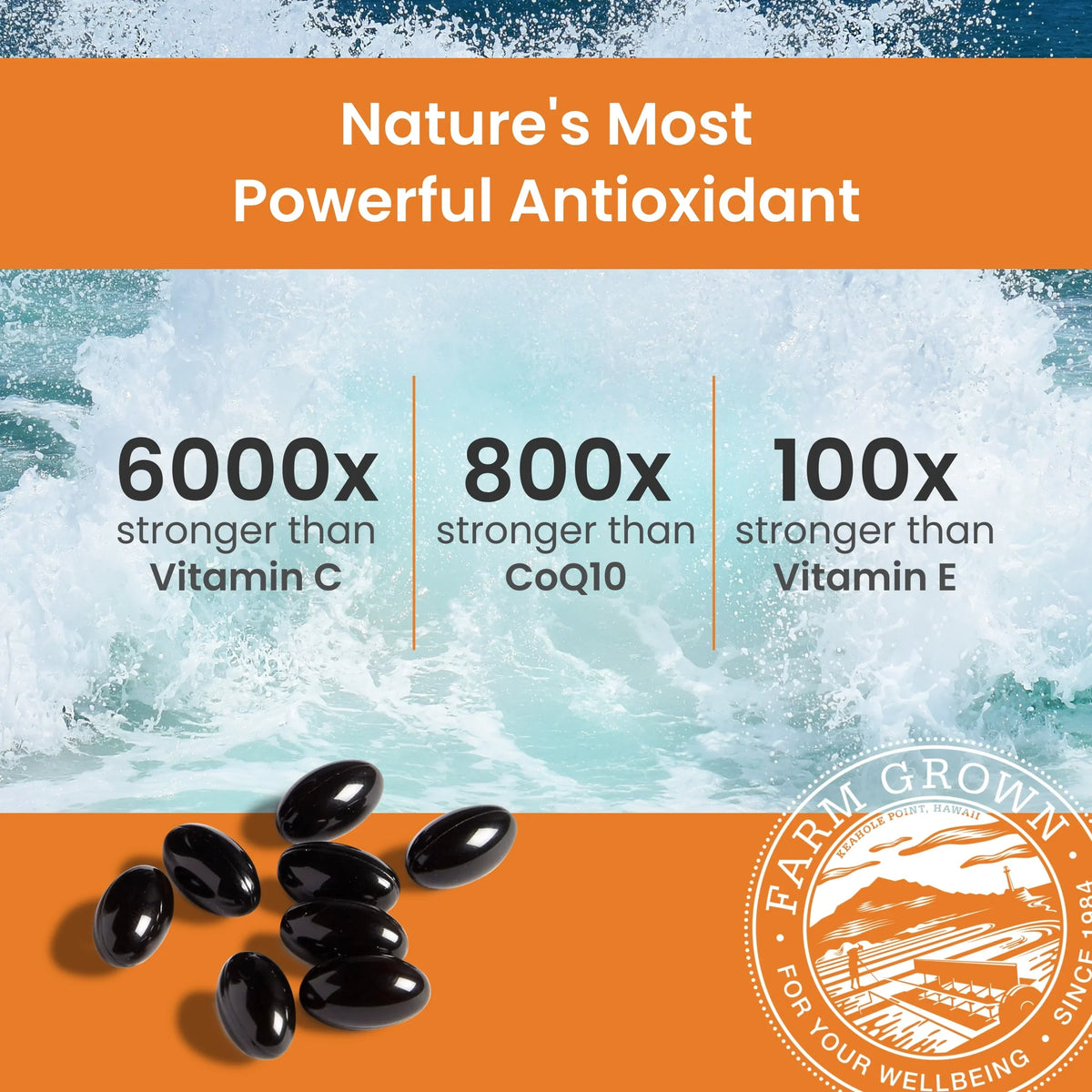 12mg,120 BioAstin Softgels Astaxanthin, Hawaiian JointAstin
