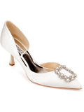 Badgley Embellished Pumps Fabia Satin Mischka Womens