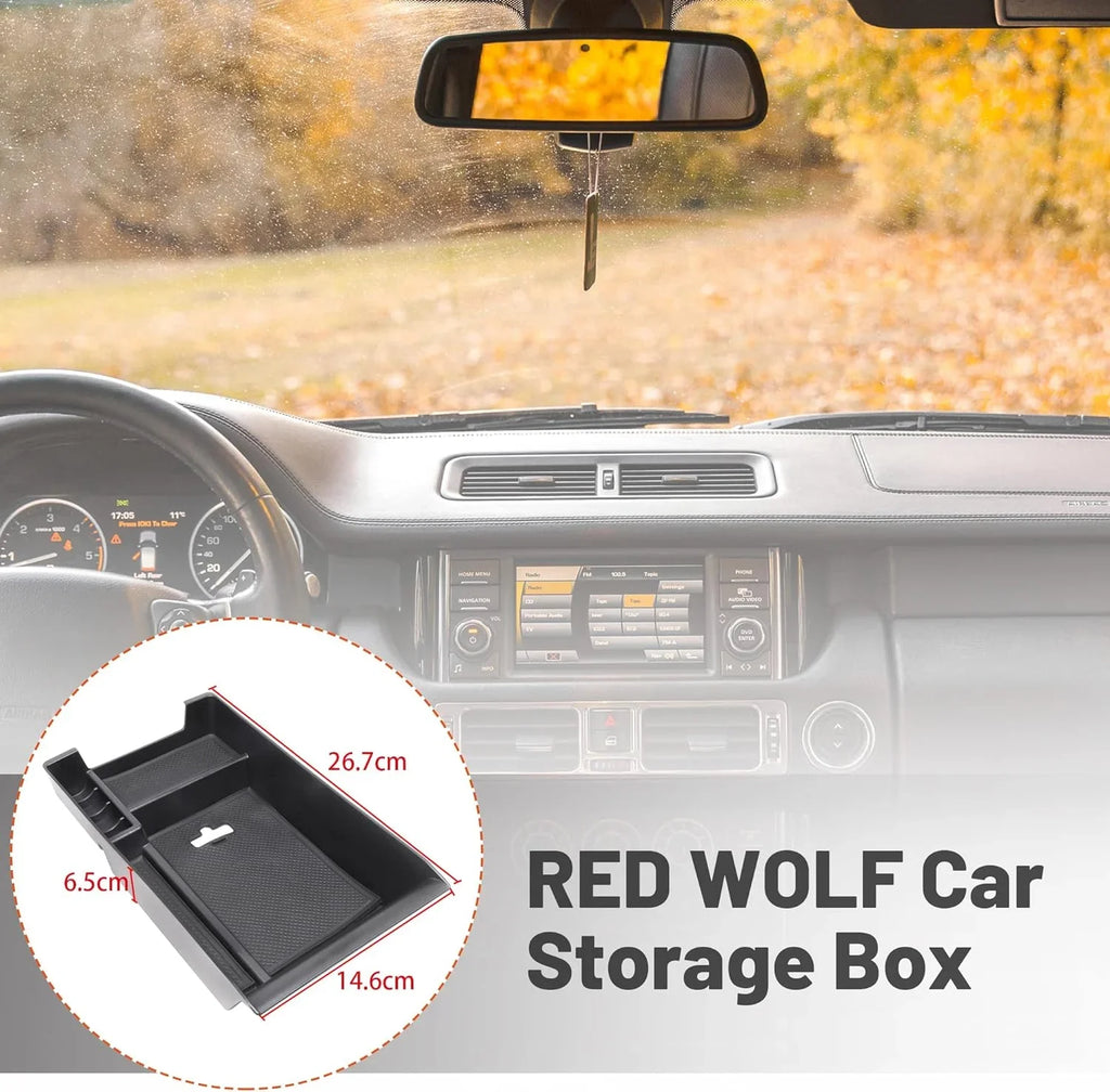Organizer X6 Center RED F15 AT Glove Replacement X5 Console Storage For Box Pallet F16, BMW Container Only Armrest 2019 2014-2017 WOLF Tray