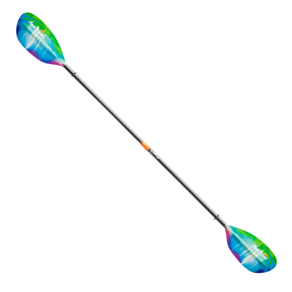 Straight Shaft Bound 2-Piece Whiskey Kayak Fiberglass Aqua Paddle