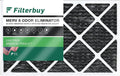 Filterbuy 20x30x1 Activated HVAC Eliminator Furnace 8 Pleated Air Filters Carbon AC with Odor (1-Pack) MERV