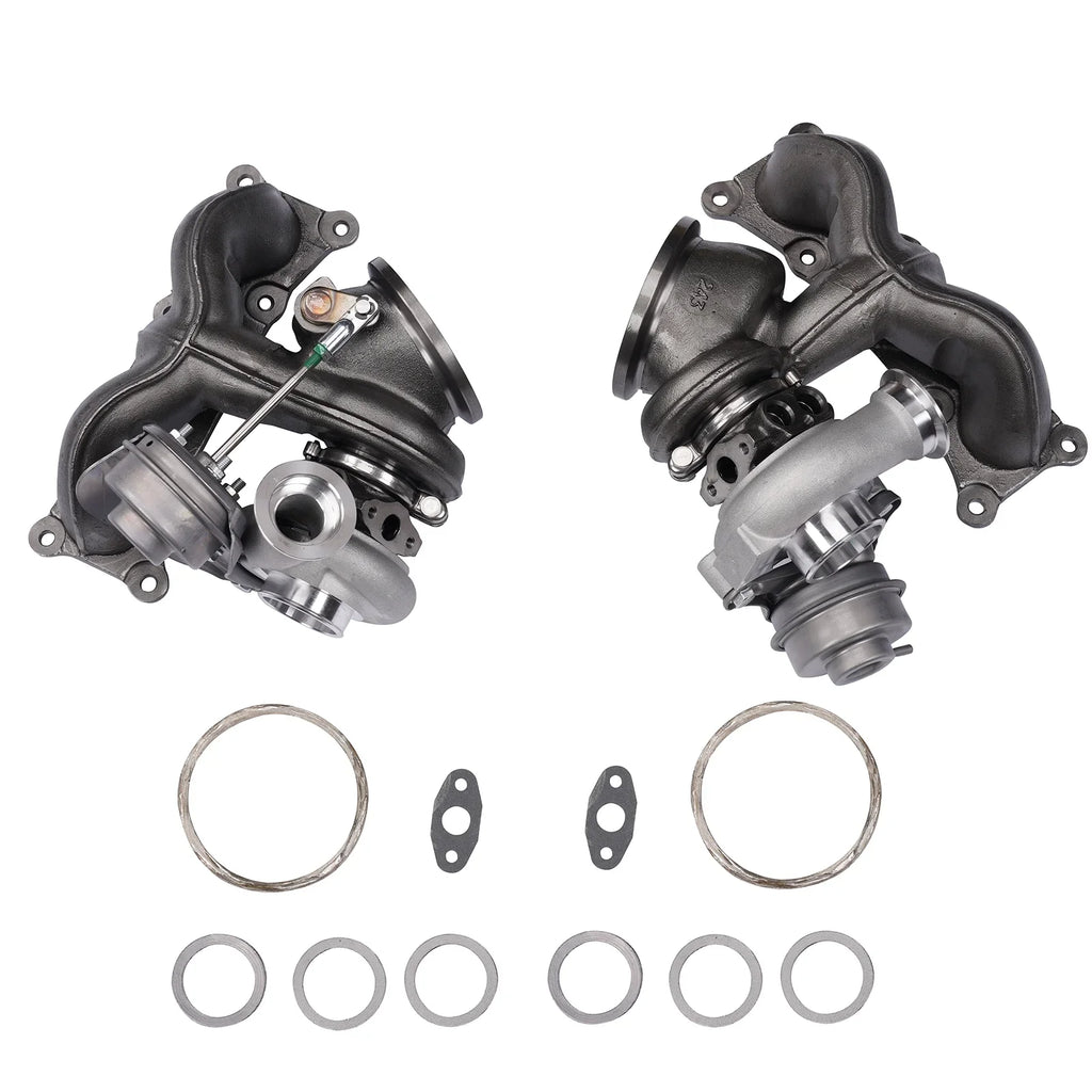 335i 2007-2010 17T TD04L for 11654555419 E91 3.0L Pair 335xi N54 E92 4913107041 11654555418 4913107031 Turbocharger E90 E93 BMW Upgrade
