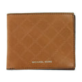 Mens Michael Andy Kors Slim Wallet Bi-Fold Billfold Leatehr (Luggage)