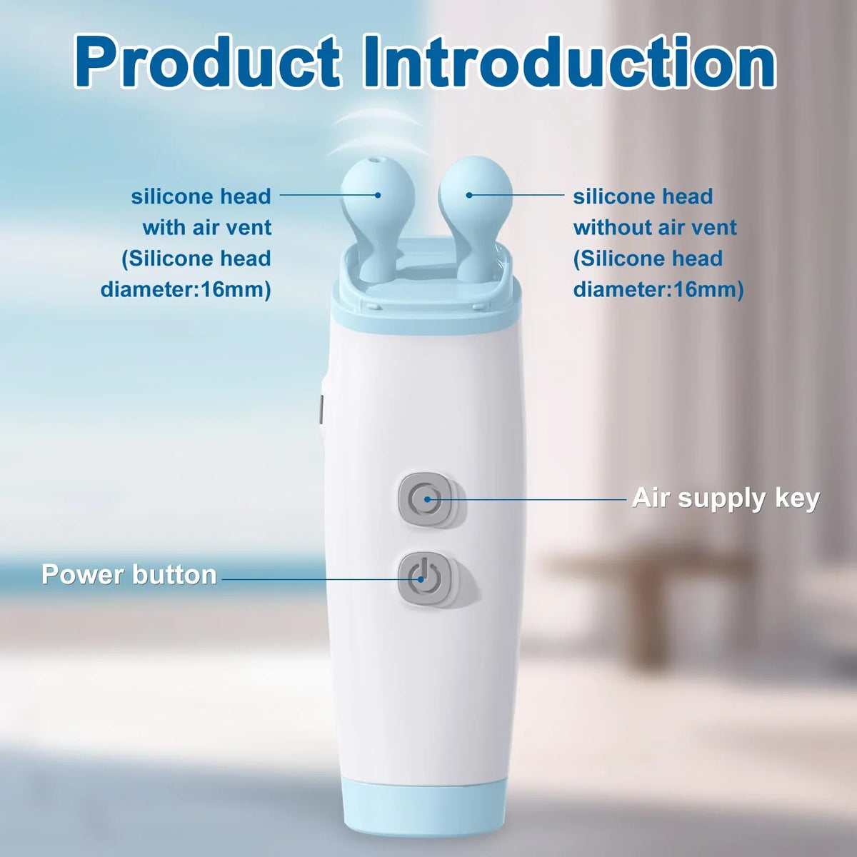 Ears Unclogger, Head, Ear FDA Tinnitus Pressure Relief Single Expander, for Cleared Balanced Ringing Eustachi One Design Plug Pressure Replacement with Head Ear Ear Relief Device, Side Dual