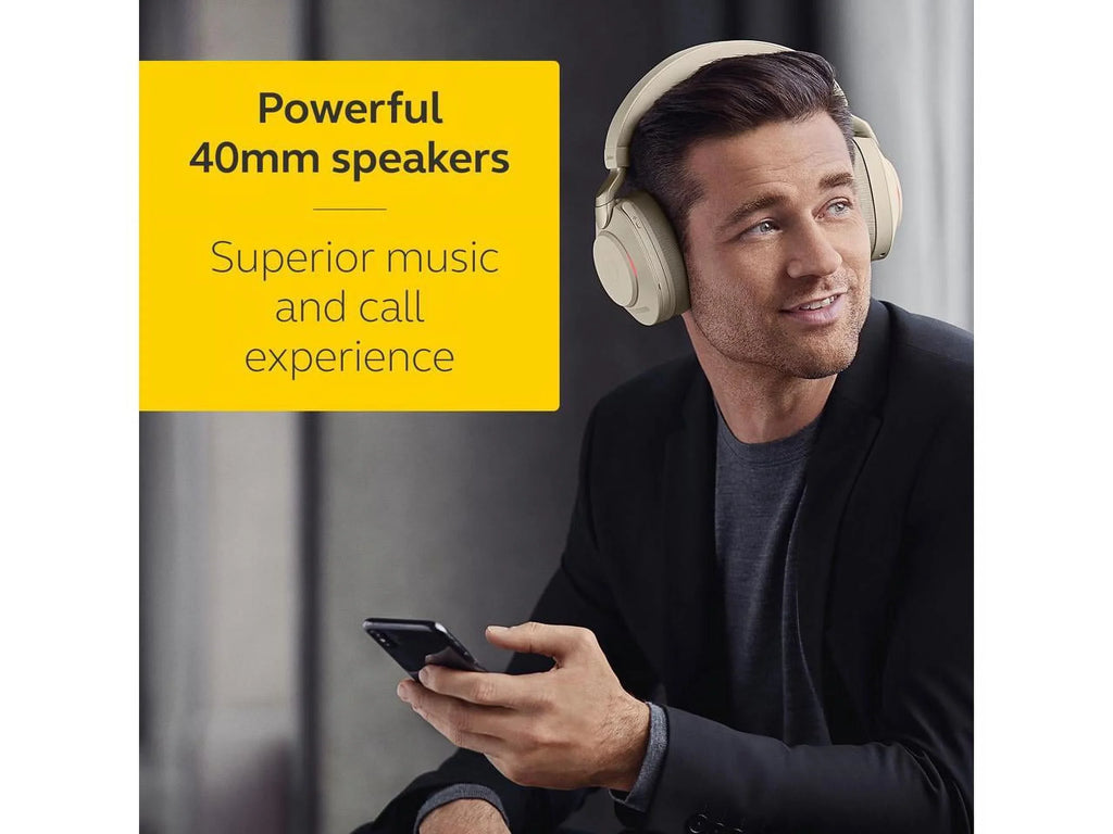 Jabra 85 Beige Evolve2 USB-C Music MS Wireless - Teams Headphones Stereo / - Headset