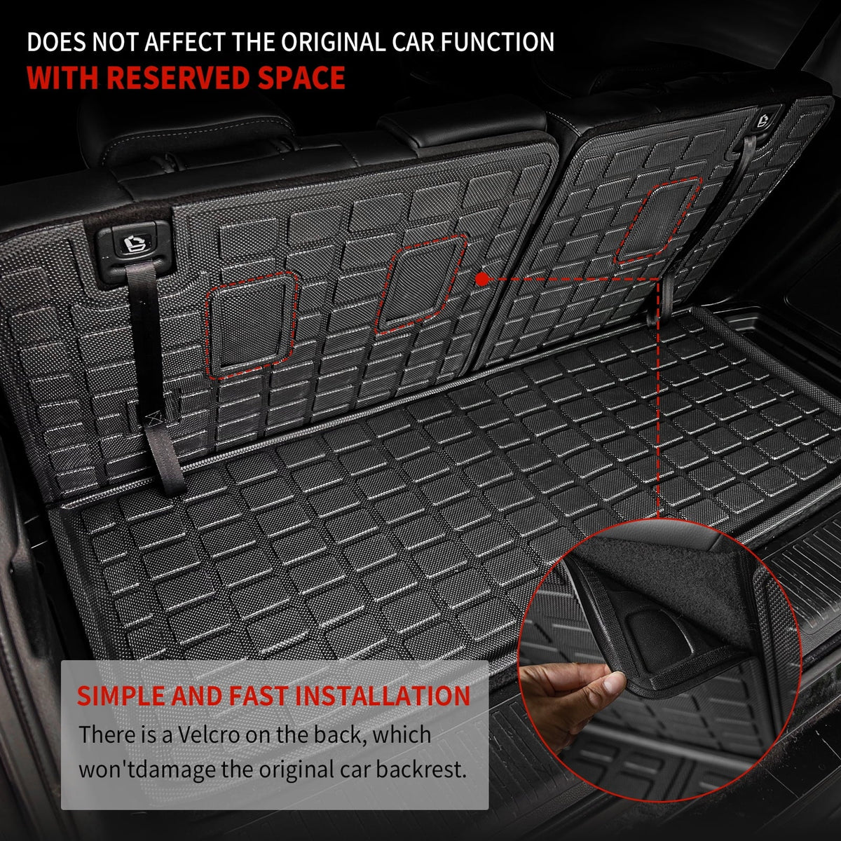 Cargo Car Trunk 2024 Accessories Honda Fit Liner Pilot 2023 TPE Mat Pilot