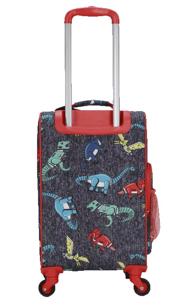 CUBE DINO CRCKT SOFTSIDE PACKING 3 TAG WITH AND LET'S SOAR PC LUGGAGE