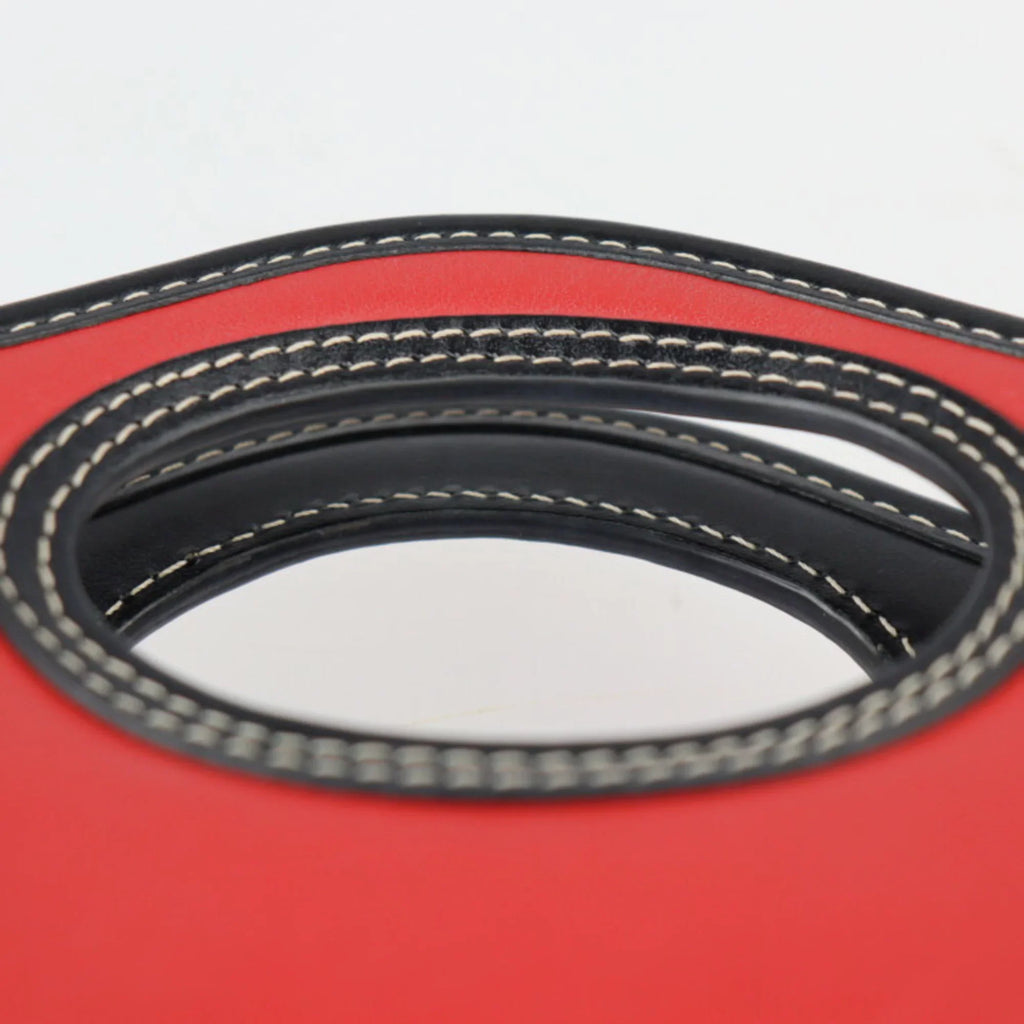 Pre-Owned 2WAY nylon check fittings BURBERRY black mini multicolor gold red bag canvas Burberry (Good) pocket metal leather shoulder pattern handbag