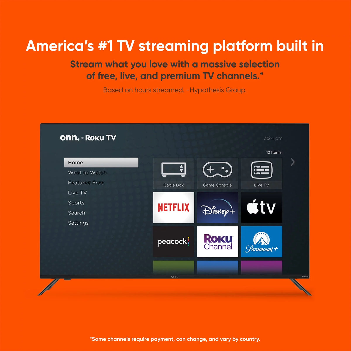 FHD (1080P) Class Roku TV 40” (100097810) LED onn. Smart