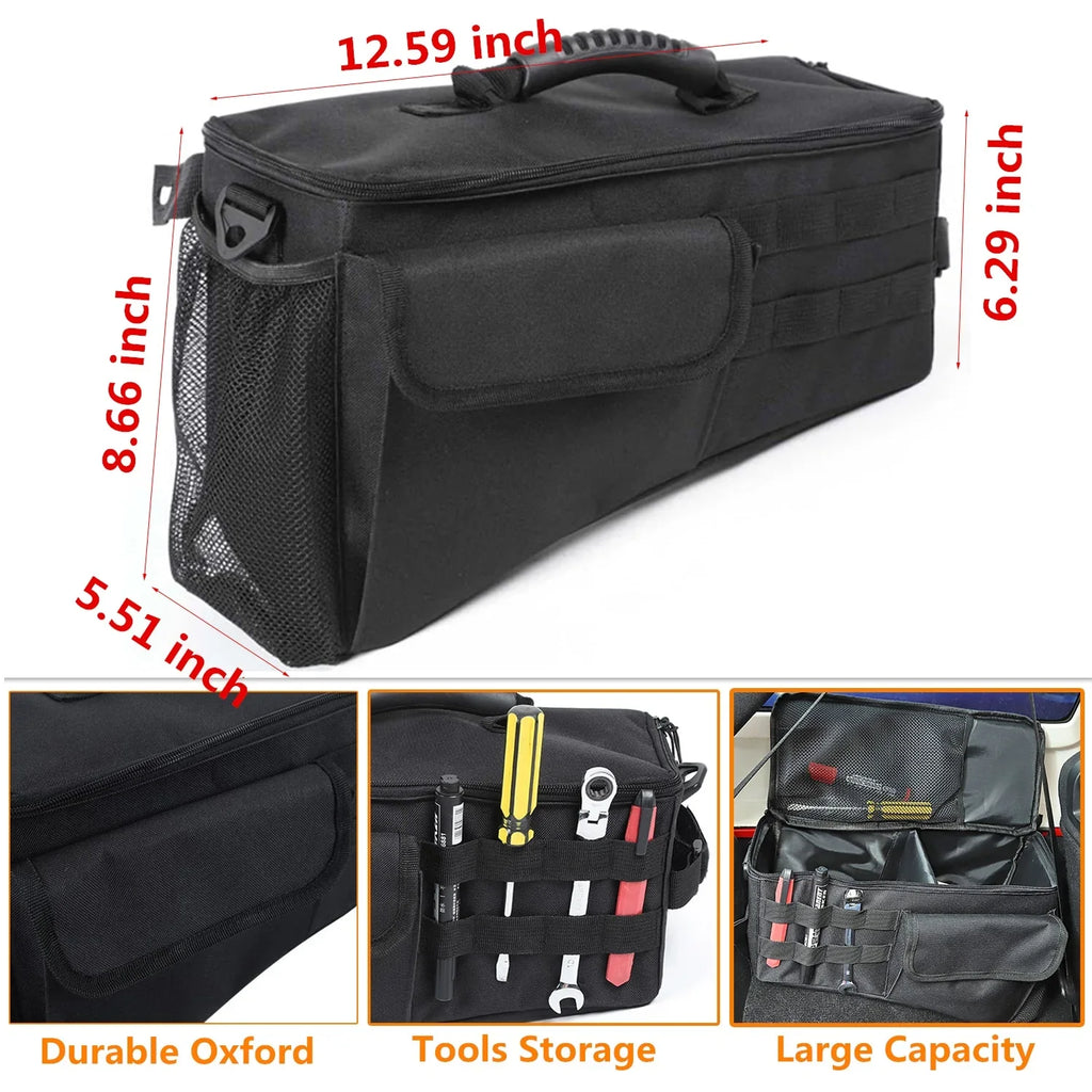 4 Bag Organizer Accessories Jeep Interior Tool JK Stowing for Doors Car JL Tidying 2007-2024 Tray Side