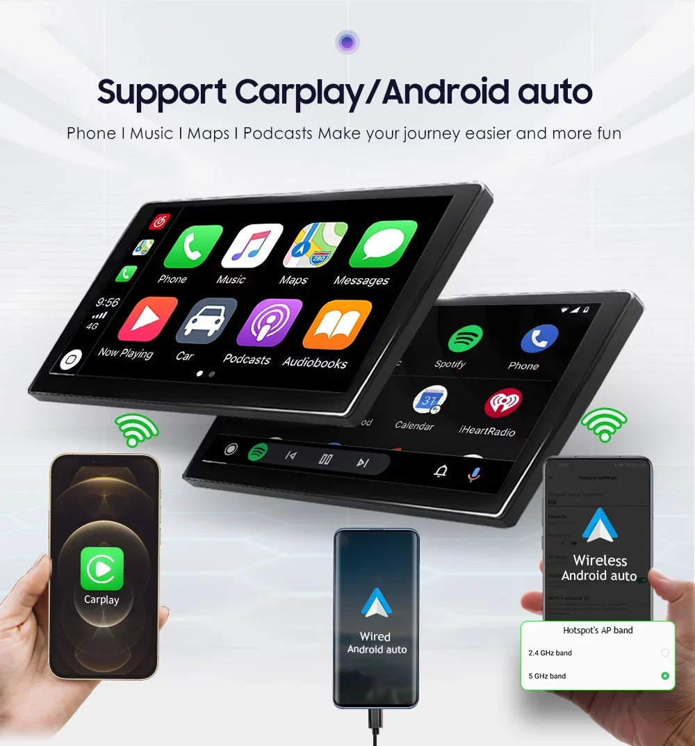 Carplay STI Impreza Car Bluetooth Stereo 8+128GB Radio Subaru Head GPS For 2008-2014 Android Wifi RDS 12 WRX Navigation Unit Forester