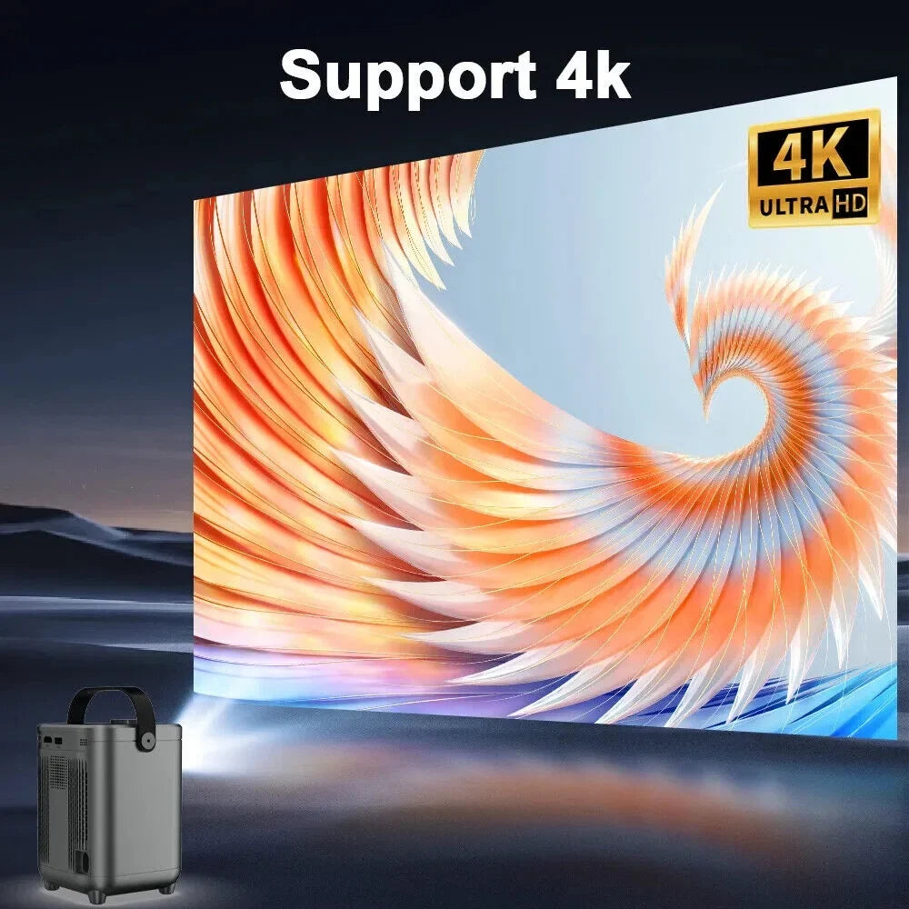 Gaming 5G Support Cinema Theater LED HD 4K Home WiFi LEXKUYI Movie Projector Bluetooth Projector