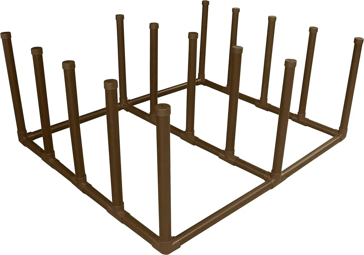 x for Noodles, Float Brown Paddles, QIXIAN Rack 664413 Floats, Surfboards, 12 and Storage 26.5" W 44" Raft Organizer L H), Towels, Style (61" (Brown) x - Bar Poolside