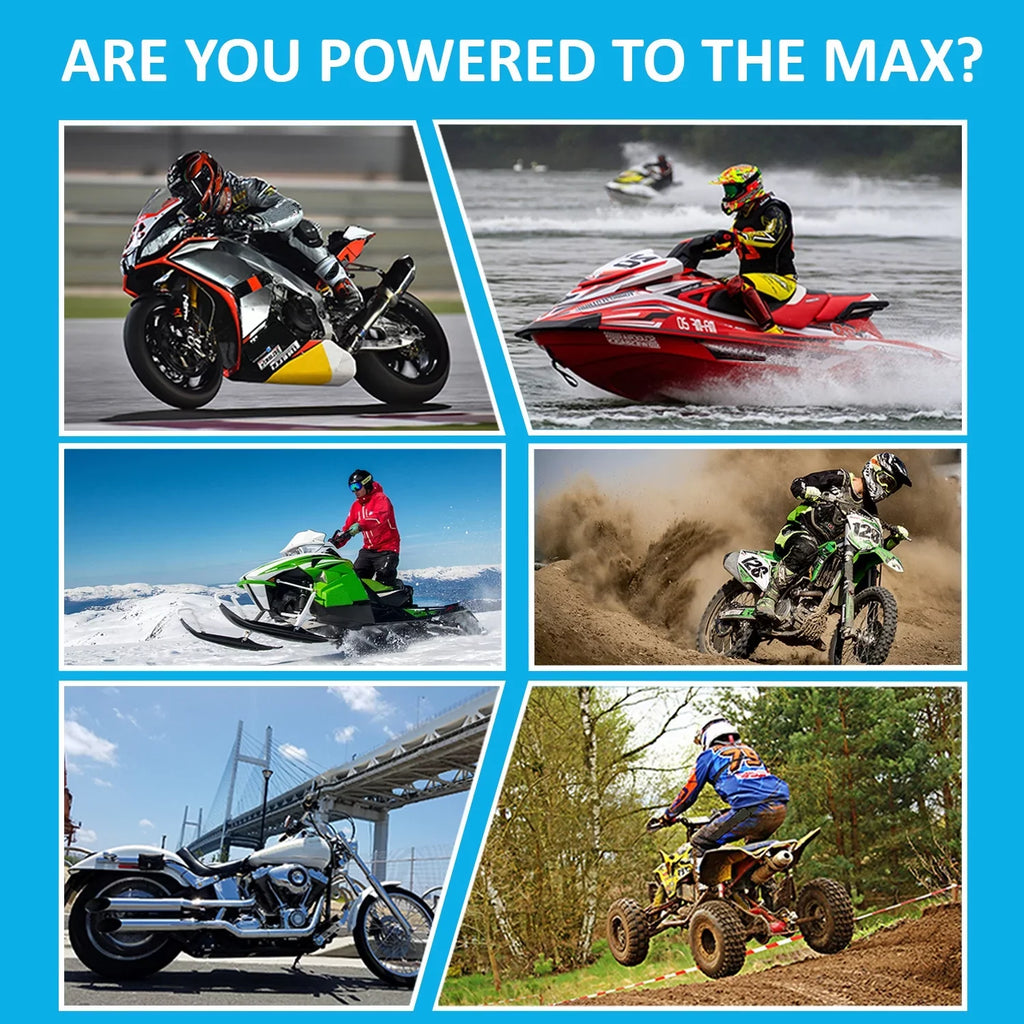 YB9-BS with E-Starter Pack Years All 125 Gilera - Compatible Lithium Replacement 8 XR2 Battery