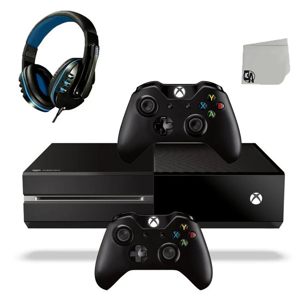 Bundle BOLT Headset Xbox With Pre-Owned Microsoft AXTION Console 500GB Controller 2 Original Gaming One