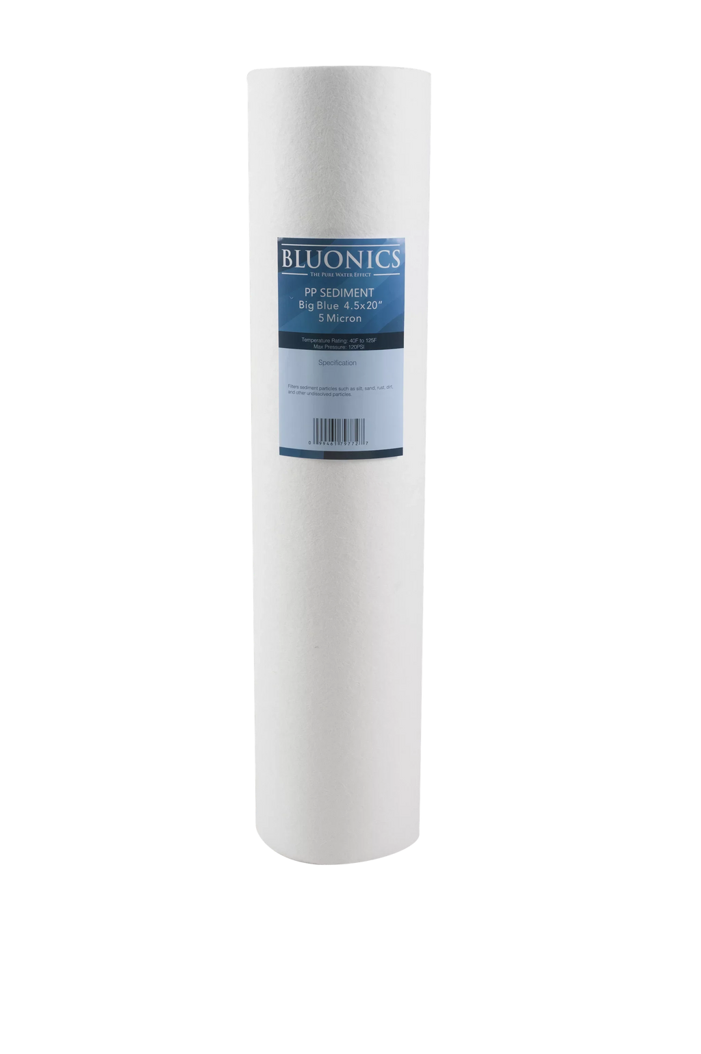 w/Sediment Clear Housings Big Water Filters House Blue Carbon Two Whole with 20" Transparent Blue &