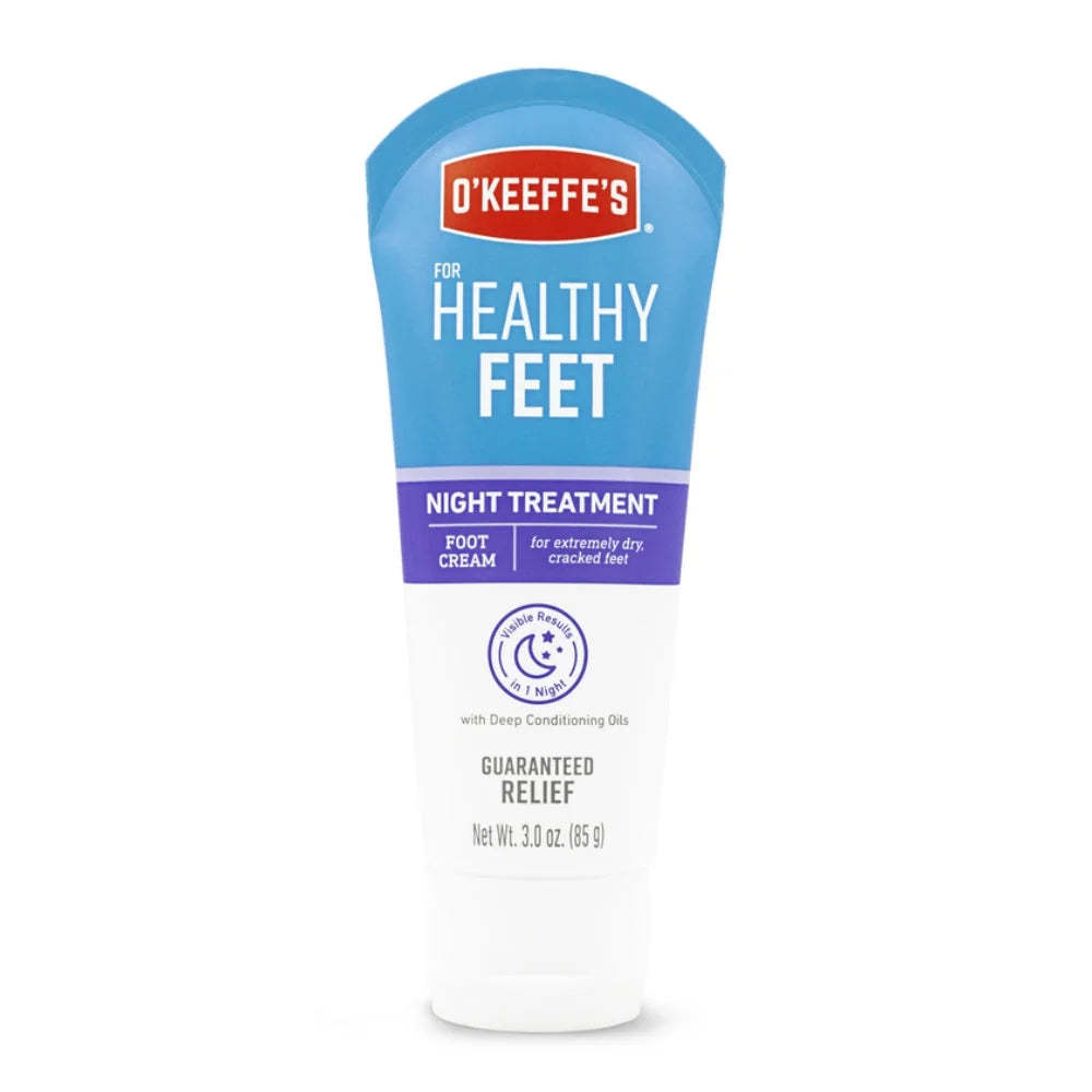 O'Keeffe's For 3 K3201502 Night Oz Cream, Feet 5PC Foot O'Keeffe's Treatment Healthy