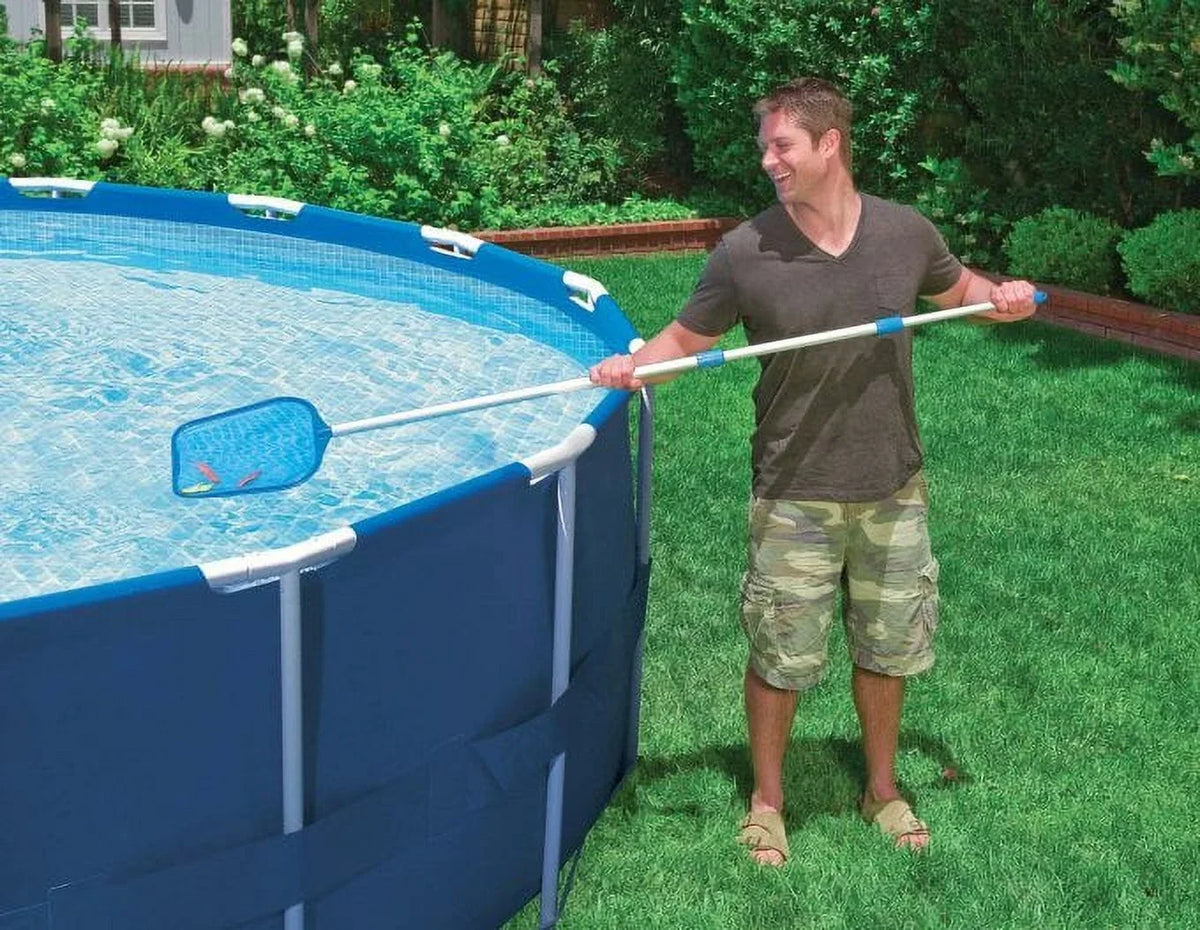Cleaning Pump Intex with Swimming Filter Kit Pool Pack) Pool and Metal (2 Frame
