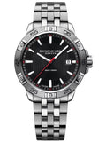 Watch Bracelet Case Men's 41mm Dial Weil Tango Raymond 8160-ST2-20001 & Steel Analog Quartz