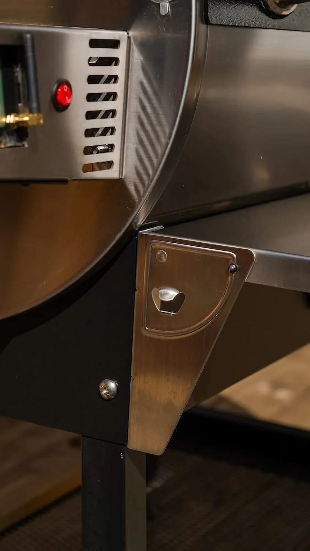 for Your Grill Prep To Work Pellet | More Grill Front-Folding Add Pellet and Shelf Wood Dishes Space