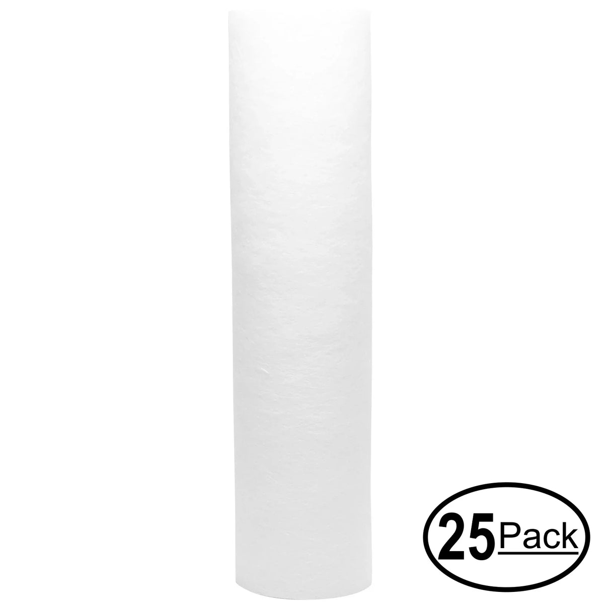 '- Distributors 25-Pack Denali Distributors H2O-UCF-03 - Triple Replacement Filter System Universal Stage Brand 10-inch H2O Sink Polypropylene 5-Micron Sediment Pure H2O Under Cartridge for for