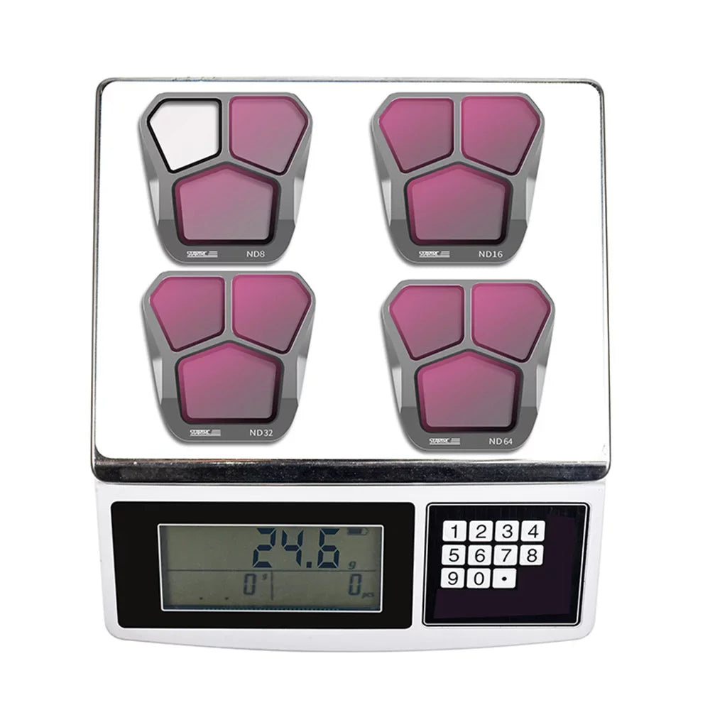 for Pro Light 3 Lens 4-Pack Dadypet ND8/16/32/64 Mavic Filter - DJI Filter Set
