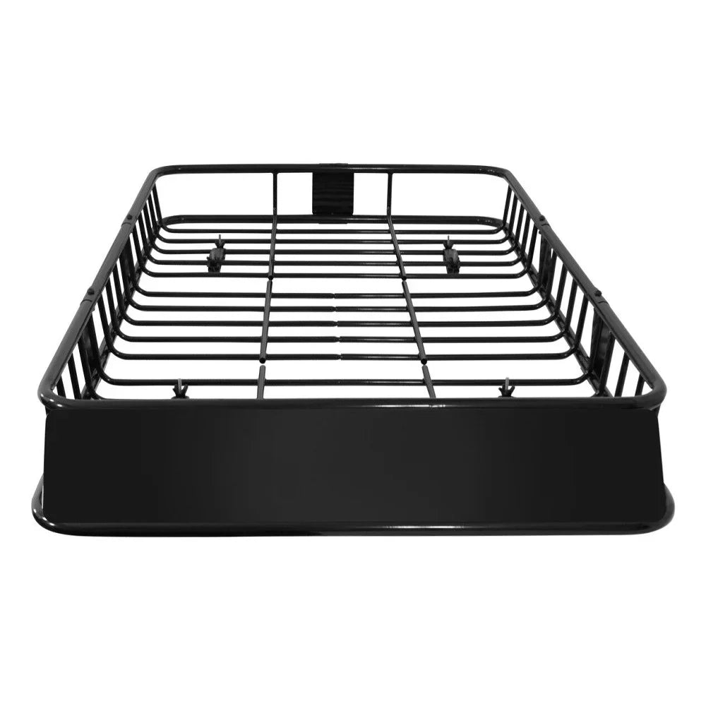 Roof Luggage Basket Carrier Extendable Cargo Steel Teledu Truck Rack 64" Top SUV