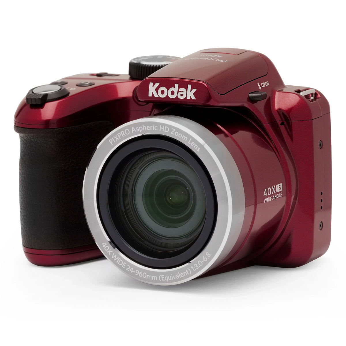 Digital 16MP AZ401 Bridge Zoom Camera Optical HD720p - PIXPRO video KODAK (Red) 40X