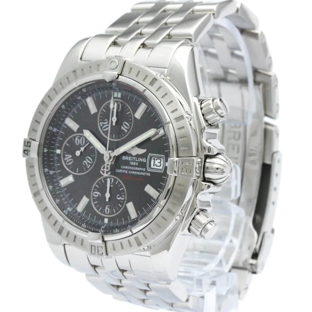 Watch Chronomat Pre-Owned BREITLING Steel Polished Evolution Automatic A13356 (Good) BF563347