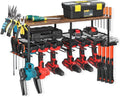 Holder 6 Heavy Mounted, Tool Power Storage Duty Organizer, Shelf Drill Rack Wall